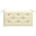 thumbnail image 6 of vidaXL Outdoor Patio Bench Garden Bench with Cushion for Porch Solid Wood Teak, 6 of 10