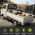 thumbnail image 5 of WPL D12 1/10 Scale RC Pickup Truck Drift Cars with Climbing, Throttle & Steering Control, LED Lights, 5 of 10