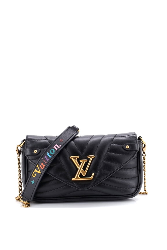 Pre-Owned New Wave Chain Pochette Quilted Leather By Rebag