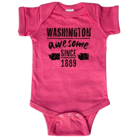 

Inktastic Washington Awesome Since 1889 Gift Baby Boy or Baby Girl Bodysuit