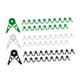 thumbnail image 3 of 60 piezas clips de vástago de vástago ramas plantas durabilidad de bender 360 grados ajustables para flor de jardín al aire libre en interiores, 3 of 7