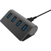 Sabrent 4 Port Aluminum Usb 3.0 Hub - Usb - External - 4 Usb Port[s] - 4 Usb 3.0 Port[s] - Pc, Mac, Linux (hb-mc3b)