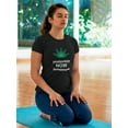 thumbnail image 2 of "NOW" Is The Moment, Lotus Flower Women Black T-Shirt, Female XX-Large, 2 of 4