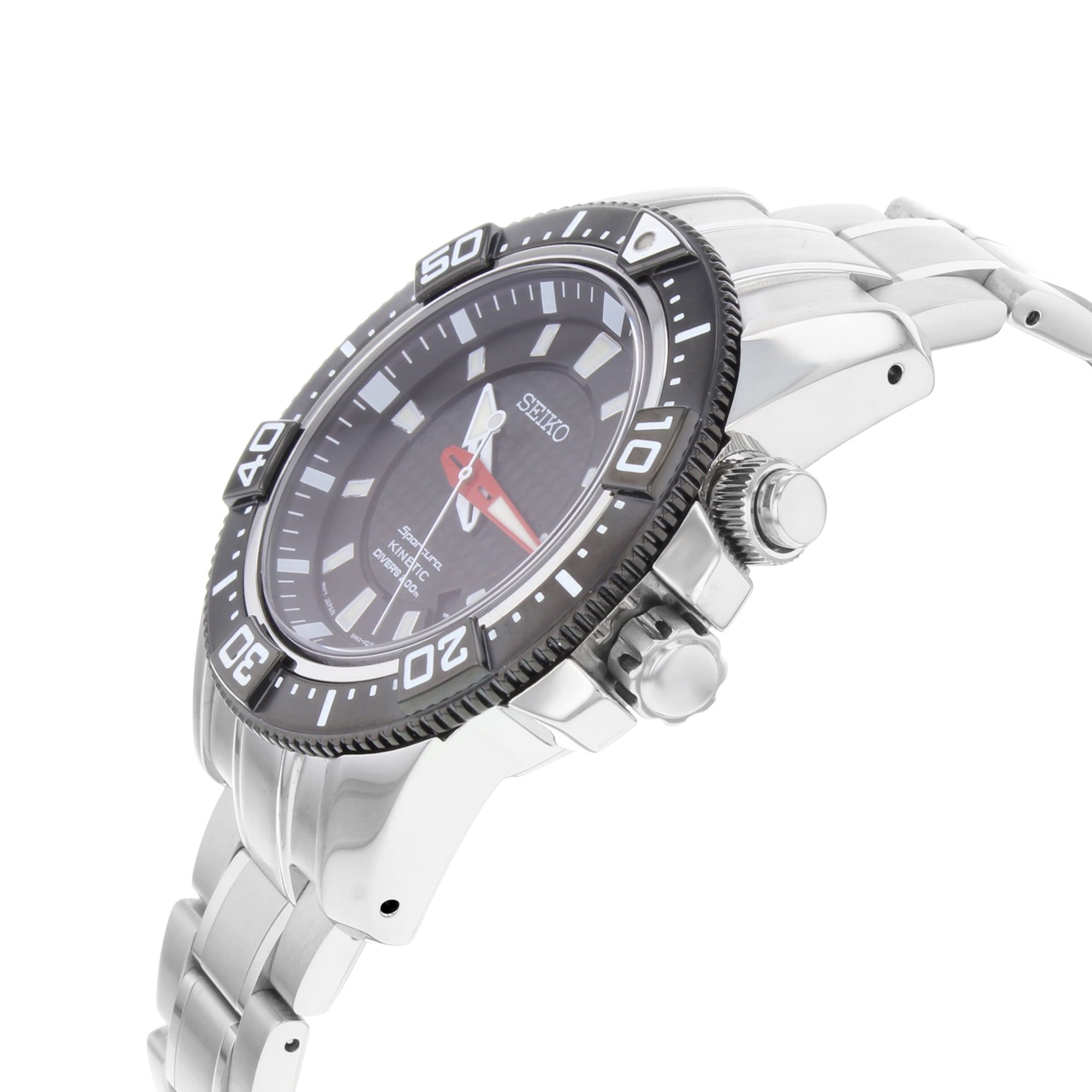 Seiko Men's New Sportura SKA551 Stainless Steel kinetic