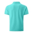thumbnail image 5 of CaiJunJia George Polo Shirt,Men's Fashion Casual Polo Shirts Cotton Slim Fit Button Short Sleeve Basic Golf Work Tops, 5 of 5