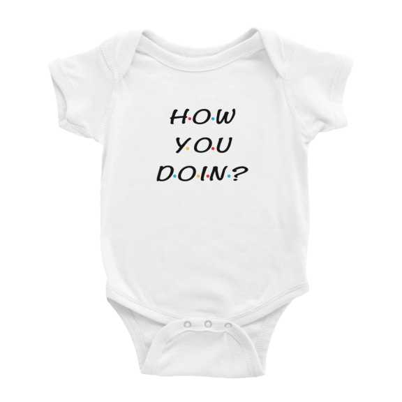 How You Doin? Funny Baby Bodysuit Boy Girl Unisex