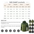 thumbnail image 2 of Kixjoy Tactical Jacket for Men Long Sleeve Waterproof Hooded Jacket Big and Tall Zip Up Winter Coat Outdoor Camo Thermal Mens Hoodies with Pockets, Camouflage M, 2 of 3