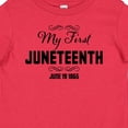 thumbnail image 4 of Inktastic My First Juneteenth June 19, 1865 Boys or Girls Baby T-Shirt, 4 of 5