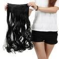 thumbnail image 2 of SAYFUT 24"-29" Curly Clip in Synthetic Hair Extensions, Style T5C-C, 3/4 Full Head One Piece 5 Clips, 2 of 5