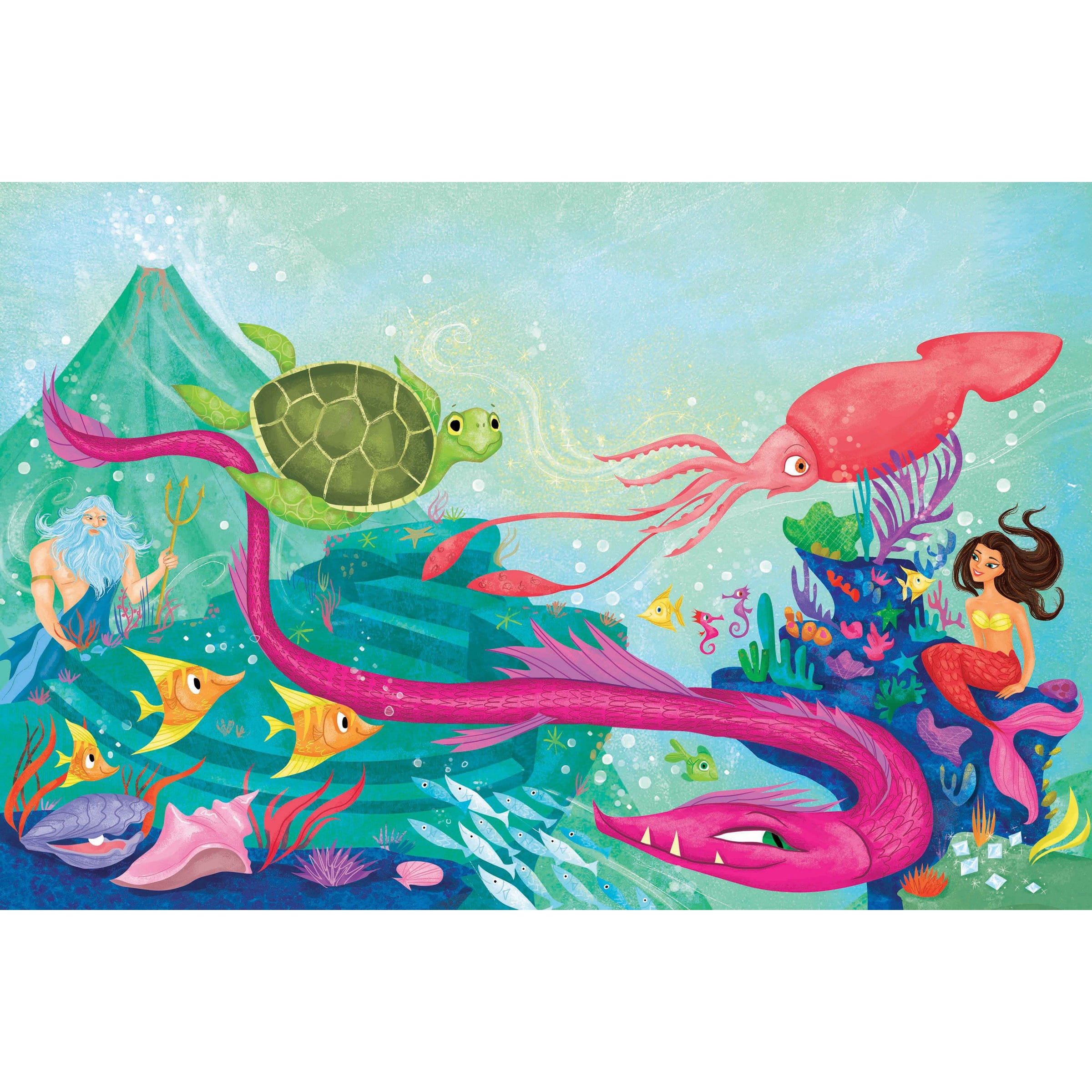 Marmont Hill "Sea Friends" by Curtis Painting Print on Canvas