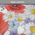 thumbnail image 7 of Flower Chair Seating Cushion Set of 4, Purple Flowers Poppy and Daisy Summer Nature Wildflowers Graphic, Seat Pads for Office with Anti-slip Backing, 16"x16", Lavender Scarlet, by Ambesonne, 7 of 7