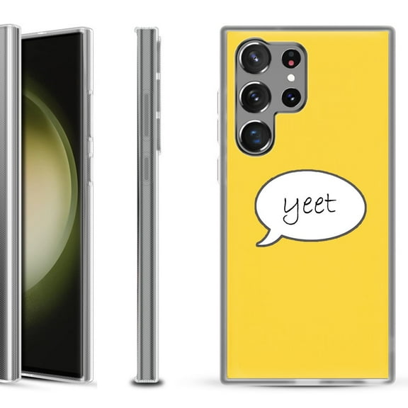 Shockproof Gel Phone Case for Samsung Galaxy S23 Ultra 5G, by OneToughShield ® - Yeet