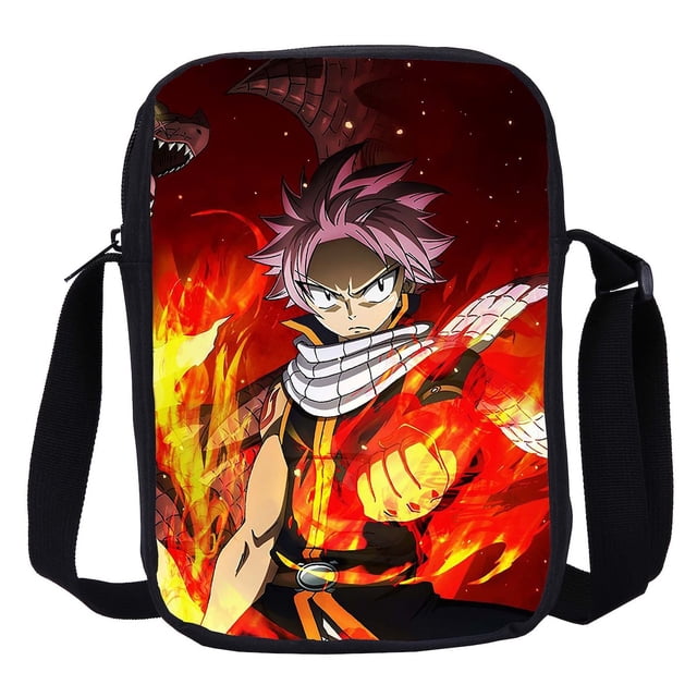 Bandolera Fairys Tails Anime Oxford de 16 x 6 x 24 cm para mujer