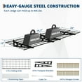 thumbnail image 3 of Yiwa Heavy Duty 2x6 ft Garage Wall Shelves, 2 Pack 24"x75" Wall Mounted Storage Racks, 1600 lbs Capacity, Adjustable for Kitchen, Garage, or Laundry Room, 3 of 8
