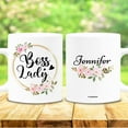 thumbnail image 4 of Boss Lady Coffee Mug 11 Oz 15 Oz Motivational Coffee Mugs for Women Office Manager Bosses - Personalized Gifts for Boss Female Best Present for Birthday Boss Day Christmas Thanksgiving, 4 of 7