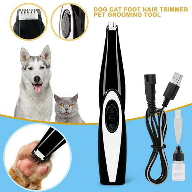 lionlar 2 Set Dog Ear Hair Trimmer Shaver Clippers Pet Grooming Tool 5V Professional