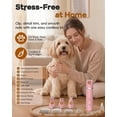 thumbnail image 7 of Pink 4-in-1 Multifunctional Cordless Electric Pet Grooming Clippers Kit for Dogs Cats, 7 of 7