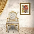 thumbnail image 3 of Wiley, Marta 12x14 Gold Ornate Wood Framed with Double Matting Museum Art Print Titled - Red And Organge Floral, 3 of 4