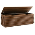 thumbnail image 3 of Modway Render Particleboard and Laminate Storage Bench in Walnut, 3 of 8