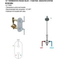 thumbnail image 5 of Perrin And Rowe U.8785Lsp/To Georgian Era 5 Function Thermostatic Valve Trim Only - Brass, 5 of 7