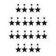 thumbnail image 2 of Qarigey Pendientes colgantes de estrella con abalorio de 2 uds, joyería para mujer, declaración colgante grande Negro 10Conjunto, 2 of 6