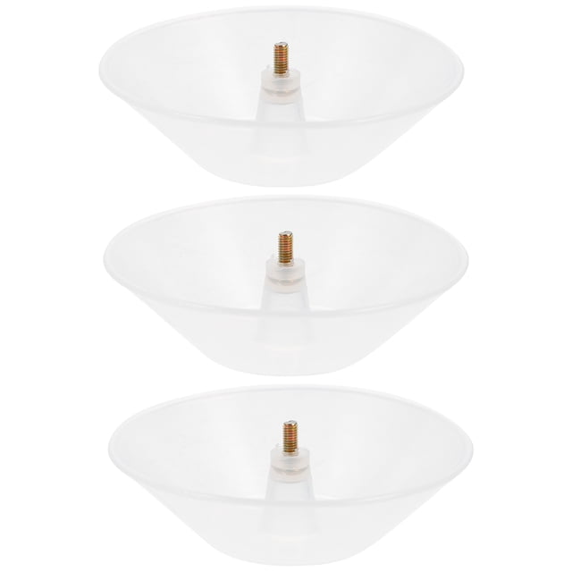 3 piezas de tazas de plástico para recoger aceite de campana extractora.