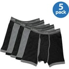 Hanes Boys' Comfort Flex Waistband Blues Boxer Briefs 5-Pack - Walmart.com