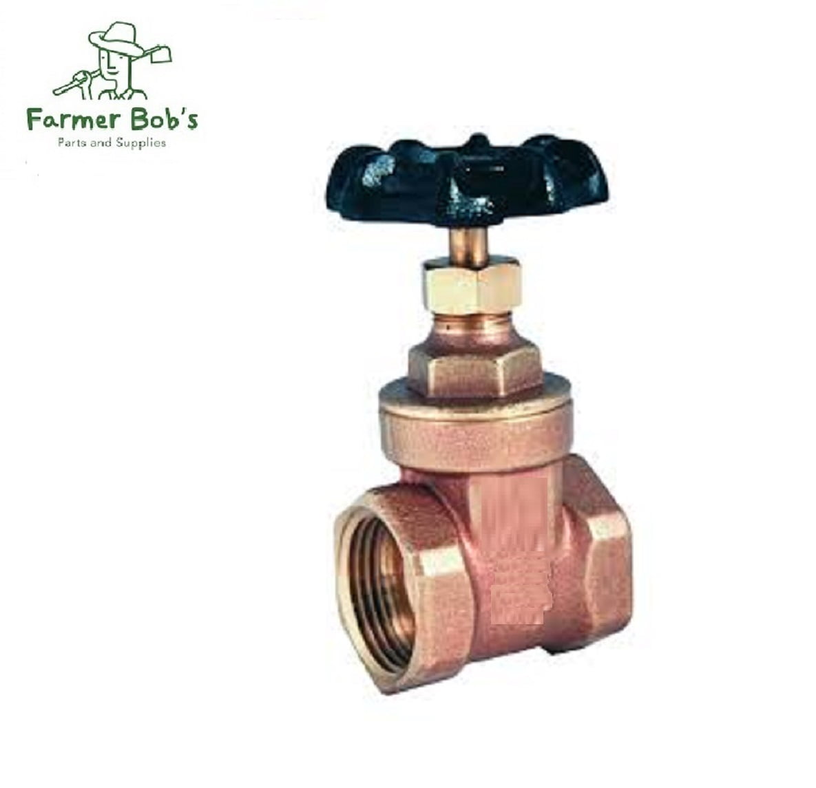 Legend T401 Brass Gate Valve 1/2" FNPT x 1/2" FNPT w/ 150 PSI Farmer