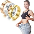 thumbnail image 1 of Re'starThermopureWhite-calciteSpinnerRing,MenlogieThermicRotatableRingNew, 1 of 5