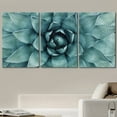 thumbnail image 2 of wall26 - 3 Piece Canvas Wall Art - Sharp Pointed Agave Plant Leaves - Modern Home Art Stretched and Framed Ready to Hang - 16"x24"x3 Panels, 2 of 5