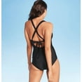 thumbnail image 5 of Kona Sol Women's Ring Detail High Coverage One Piece Swimsuit M, 5 of 5
