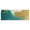 Teal and Gold, variant on Pink Marble Pattern Kitchen Rug Mat,Kitchen Runner Rugs Non Skid Washable,Decorative Kitchen Floor Mats for Kitchen,Sink,Laundry,17"X47"