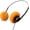 Orange, variant on QENASHAING Retro Lightweight Earphones,Over-Ear Headphone,Vintage Feelings Underwire Headphones,Hi-Fi Stereo Earphone Headset,Headphone,for Most Mobile Phones Playback Pevices Headphones (2Pcs)