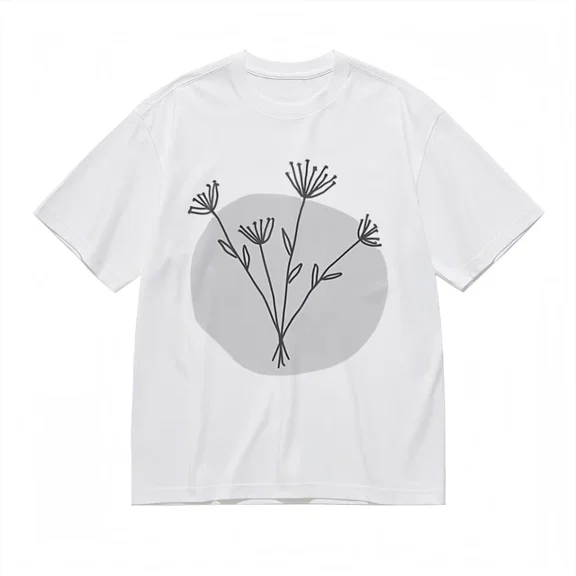 DOPASHIRT Minimalist Line Dandelion Tee Unisex S-5XL Hot Trending Shirt, Vintage Birthday Gift
