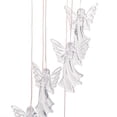thumbnail image 4 of 1 Set LED Solar Powered Angel Wind Chime Waterproof with Resin and Iron Findings for Outdoor Garden Yard Festival Decoration Clear 842mm, 4 of 7
