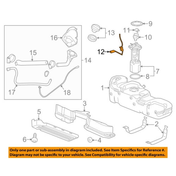 GM OEM Fuel System-Fluid Level Sensor 84174274