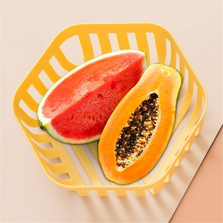 

Clearance SASUYTWU Strainers For Kitchen (B) Draining Basket Hollow Fruit Basin Washing Fruit Basket Drains Basket Household Fruit Basket Plastic Kitchen Sink Washing Basket