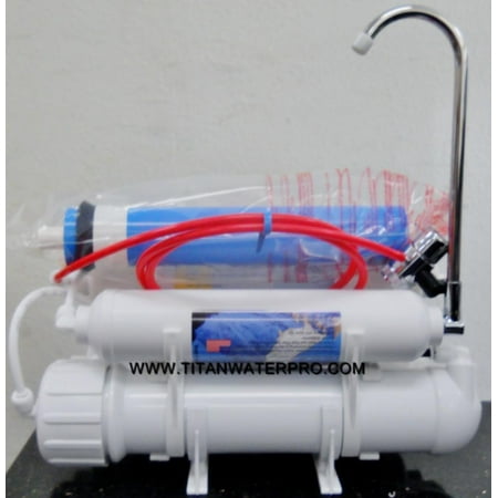 Pro Counter - Titan Water Pro Heavy Duty Counter Top Reverse Osmosis Water Filters 4 Stages 75