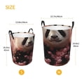 thumbnail image 2 of Lsque Cute Cloud Panda pattern Laundry Hamper Basket, Tall Woven Rope Hamper Basket for Clothes, Lightweight Storage Basket, Collapsible Waterproof-Small, 2 of 8