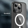 thumbnail image 7 of JETech Magnetic Case for iPhone 13 Pro Max 6.7-Inch Compatible with MagSafe Wireless Charging, Shockproof Phone Bumper Cover, Anti-Scratch Clear Back (Black), 7 of 7