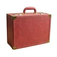 thumbnail image 3 of Caja organizadora de herramientas de peluquería y barbería con candado de combinación, resistente y con asa. Rojo, 3 of 9