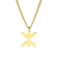 thumbnail image 6 of Africa Berbers Symbol 14K Yellow Gold Necklaces For Women African Kabyle Style Ethnic Berber Jewelry Holiday Gifts, 6 of 11
