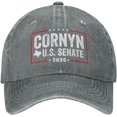 thumbnail image 1 of John Cornyn for Senate 2026 hat Texas Senator Baseball Cap Black, 1 of 8