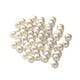 thumbnail image 5 of 100 cuentas con agujeros hechas a mano, bolas de abalorios, cuentas espaciadoras blancas para manualidades. 10mm, 5 of 9