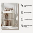 thumbnail image 5 of Cosmetic Storage Organizer Transparent Acrylic Cosmetic Storage Organizer Box 2 Layer Storage Box And Transparent Cover Cosmetic Display Box Bedroom Dressing Table/ Cosmetic Storage Display Box, 5 of 9