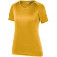 thumbnail image 4 of Ladies Attain Wicking Raglan Sleeve Tee 3Xl Gold, 4 of 5