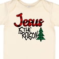 thumbnail image 4 of Inktastic Christmas Jesus is the Reason with Green Plaid Tree Boys or Girls Baby Bodysuit, 4 of 5