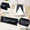 thumbnail image 4 of 6pcs Acrylic Table Card Sign Hotel Restaurant Reserved Table Signs Reminder Sign For Wedding Birthday Party, 4 of 9