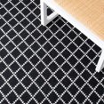 thumbnail image 6 of Safavieh Montauk Jolyon Diamond Cotton Runner Rug, Black/Ivory, 2'3" x 9', 6 of 11