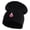 Black, variant on Magic Potion Bottle Embroidered Big Size Cotton Short Beanie - Navy XL-3XL